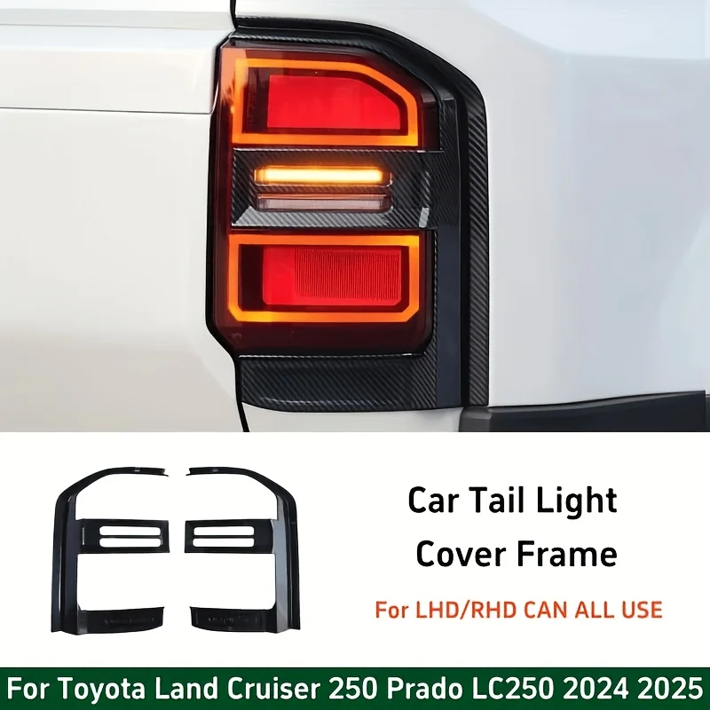 

Декоративные накладки на задние фонари и противотуманные фары для Toyota Land Cruiser 250 LC250 Prado 2024+