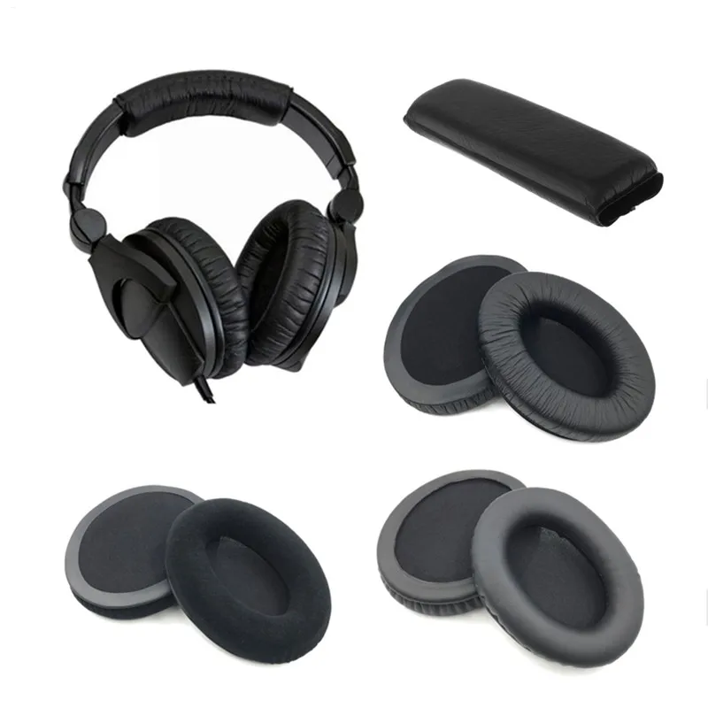 Replacement Leather Ear Pads Cushion Muffs Headbeam headband for sennheiser HD280 PRO  280 PRO Headphones EarPads Head beam