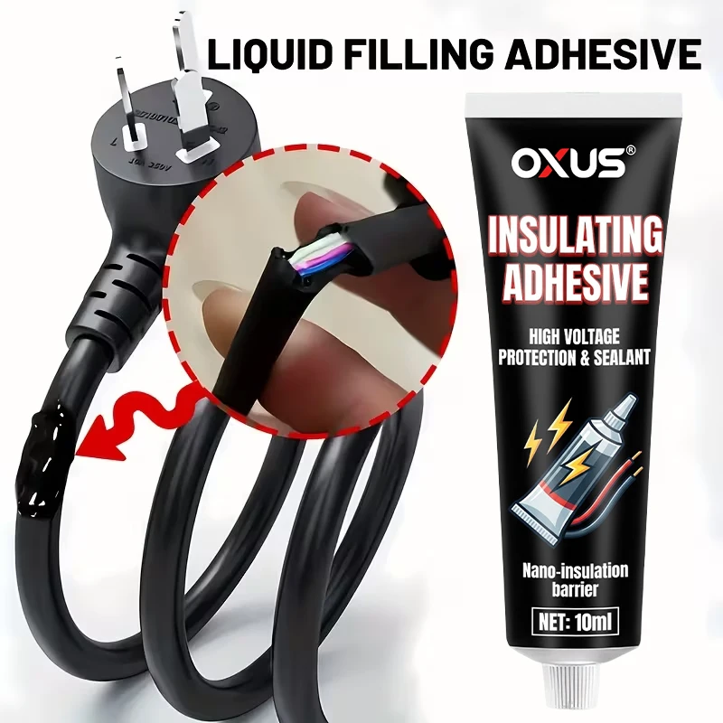 Waterproof Liquid Electrical Tape Rubber Insulating Cable Wire Coat Glue Insulation Adhesives Sealer Home Fix Line Glue