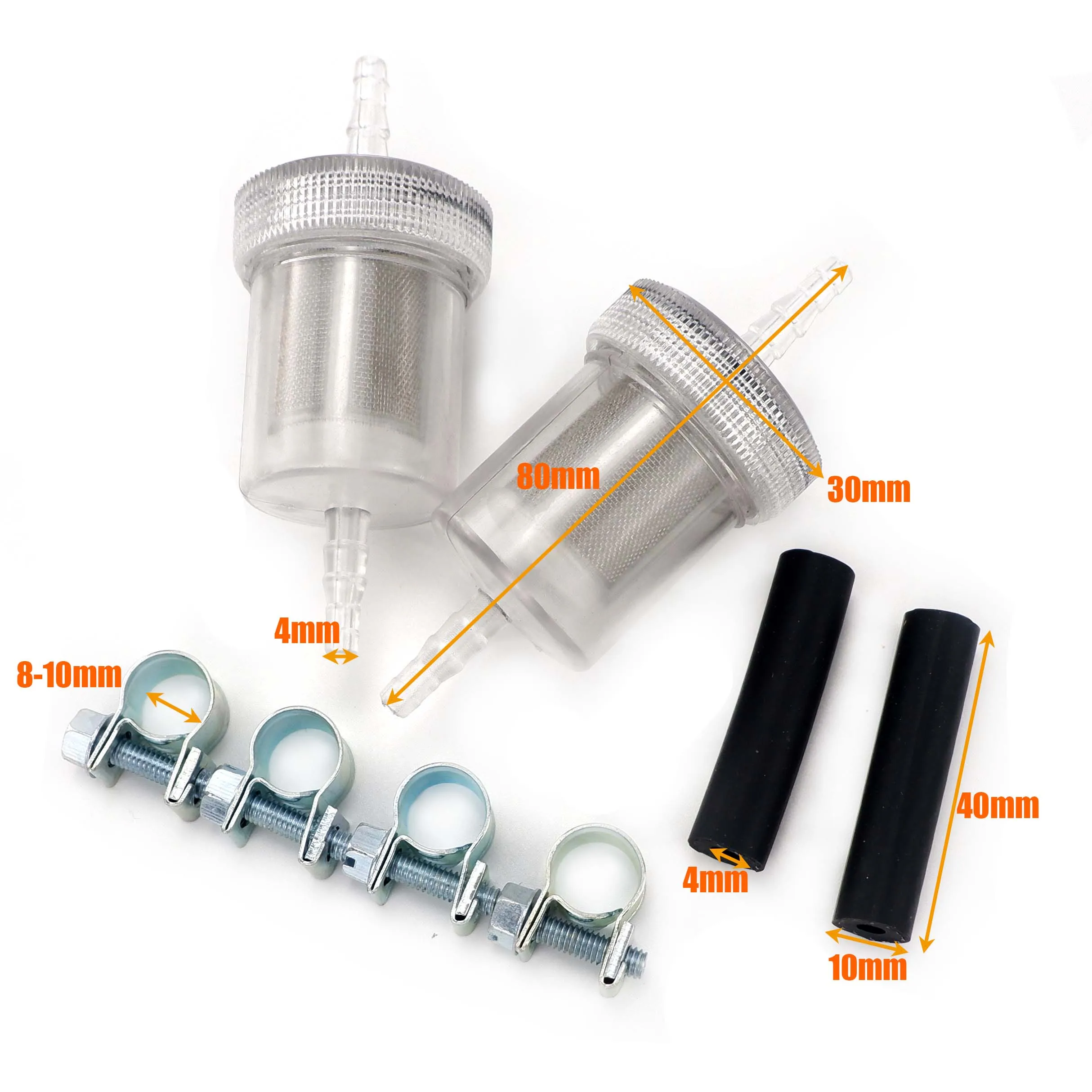 Car Truck Air Diesel Parking Heater Fuel Filter & Connction Hose & Clip Kit For Webasto Eberspacher Type A B C