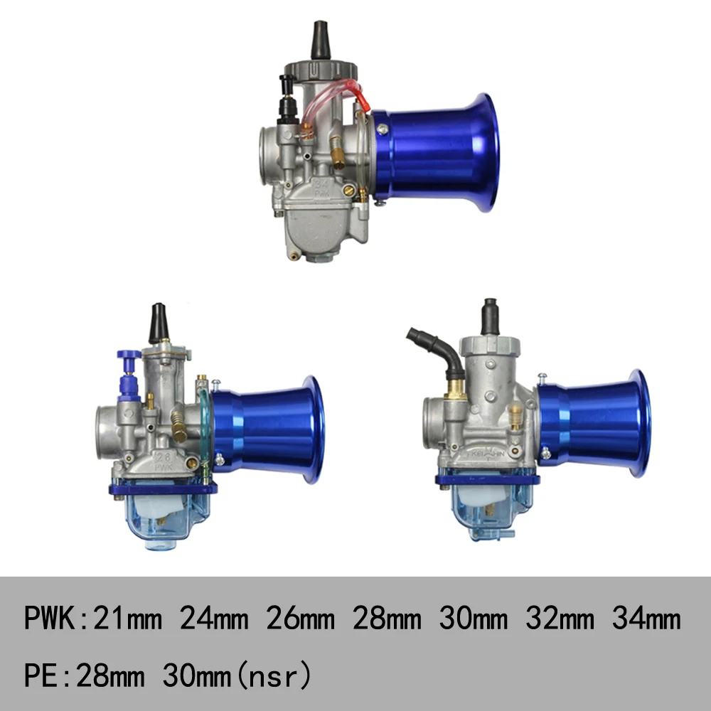 Universal 50mm/55mm Air Filter Motorbike Wind Cup Horn Cup For Modified PE28 30mm PWK 21 24 26 28 30mm Motorcycle Carburetor image 3