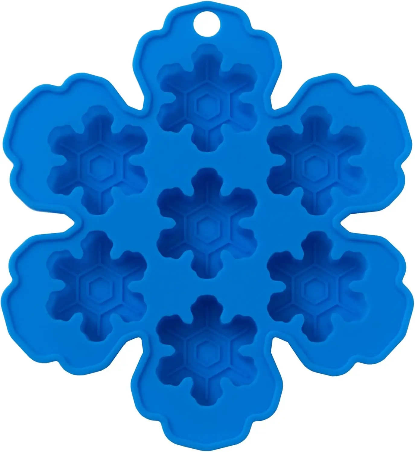 

Craft Select Silicone Holiday Ice Cube Tray, 7 Cube, Blue