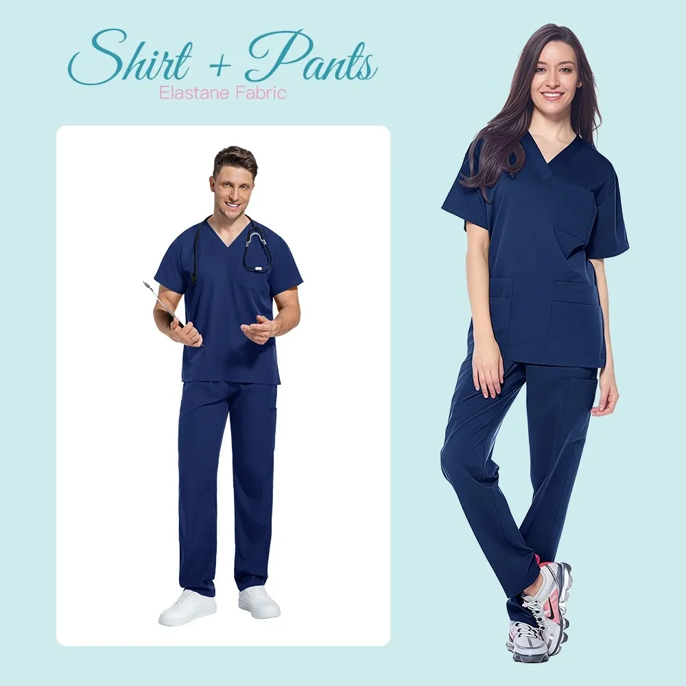 Uniforme de blouses médicales de haute qualité, accessoires d'infirmière, vêtements de travail pour clinique d'animaux de compagnie, uniformes d'anesthésiste multicolores pour femmes