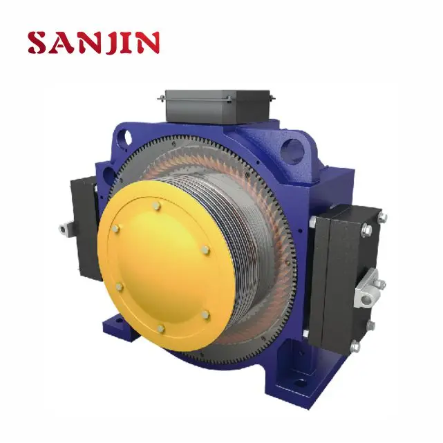 Elevator Gearless Permanent Magnet Synchronous Traction Machine Elevator Motor PM Machine WYT-T