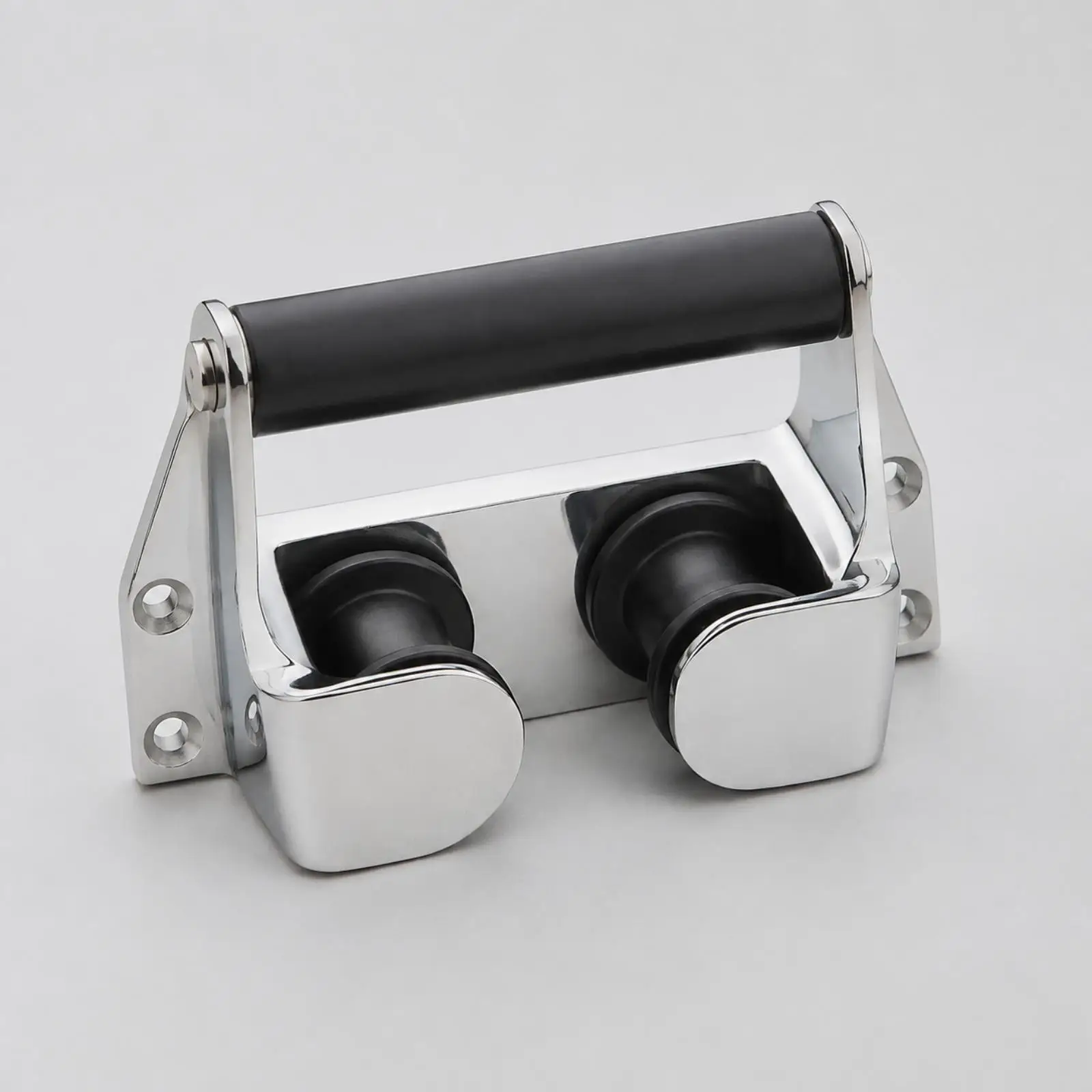 Boat Deck Cable Fairlead 316 Stainless Steel Double Wheel Roller Guide for Dock Line Management