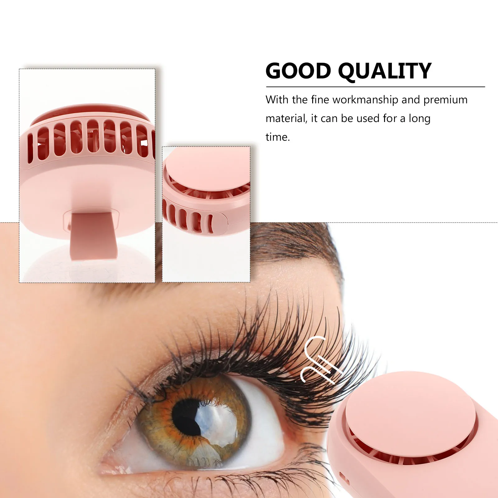 

Eyelash Blow Dryer H held Mini Fan for Extensions Grafted Lash Tool Portable Travel Supply Plastic Material Long Use