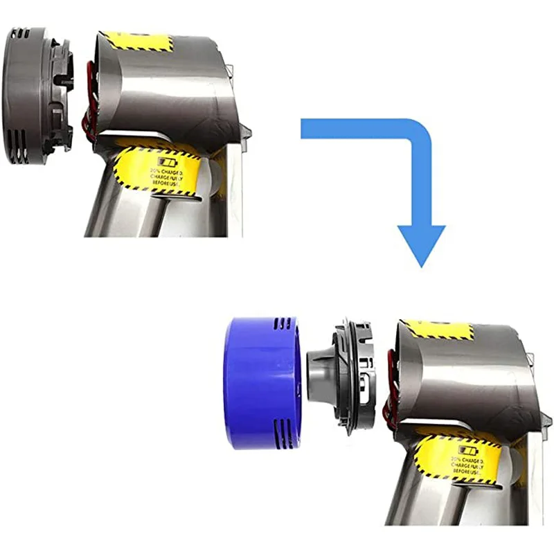 Per Dyson V7 V8 coperchio posteriore del motore Hepa Post filtri Trigger Animal aspirapolvere motore coperchio posteriore filtro anteriore parti di