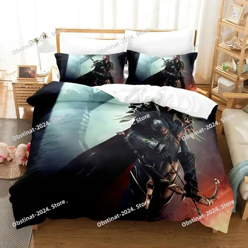 

3D Game World Warcraft Bedding Set Printed single Comforter Quilt Bed Cover Duvet Cover Pillow Case 3 Pieces Set Kids Adult Size