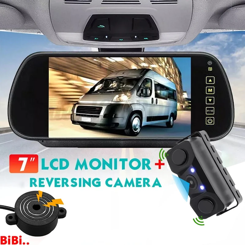 1778-cm-car-reversing-mirror-parking-sensor-camera-3in1-led-night-vision-with-alarm-warning-parktronic-kit-for-car-truck-suv-rv