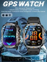 2025 New For Xiaomi Rugged Military GPS SmartWatch Men AMOLED HD Screen Heart Rate Bluetooth Call Waterproof Outdoor Smart Watch