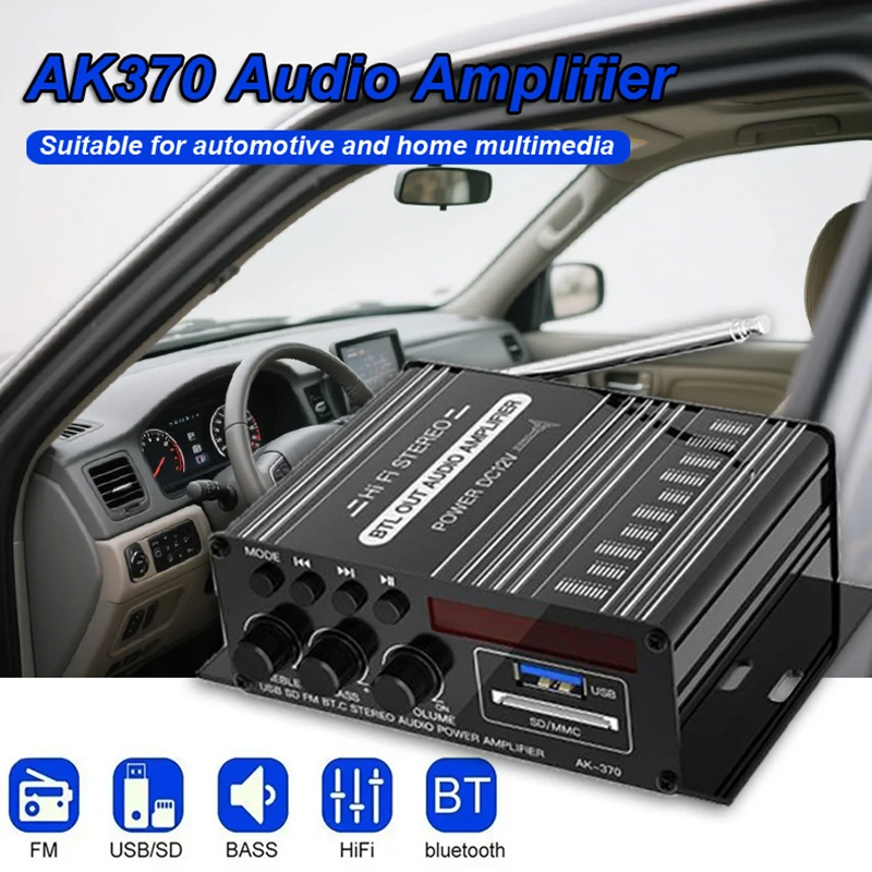 Ak370 (усилитель 4 filtron какую площадь озвучит) купить от 769,00 руб. Домашнее аудио и видео на 1rub.ru