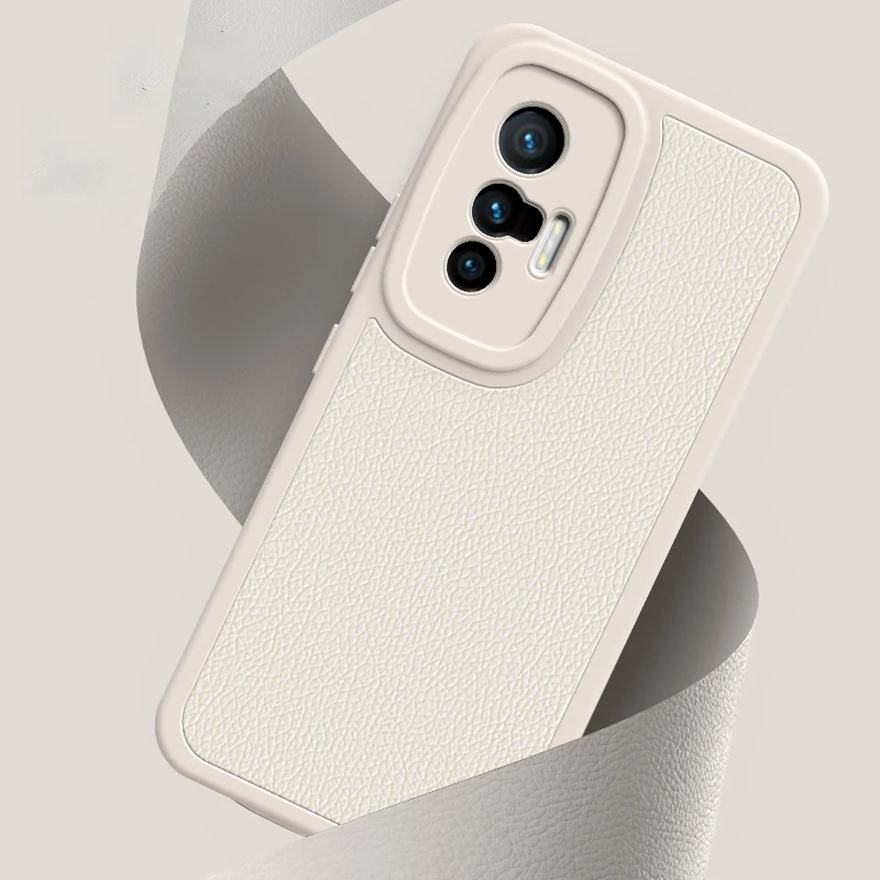 Carcasas de piel de cordero para VIVO X80 X70 X60 X60T X50 X30 X27 Pro Plus + X70T X51 Lite X23 X21 UD 5G, fundas suaves para teléfono