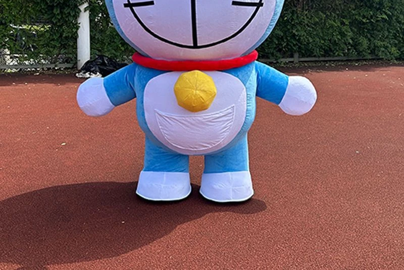 Kostium Maskotki Dla Dorosłych, Nadmuchiwany Kot, Kostium Maskotki Robocat, Kostium Doraemon, Fantazyjne Przebranie Cosplay, Super Bez Baterii