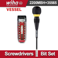 VESSEL Wiha Tool 17 Pcs Screwdrivers Bit Set Mixed 1/4\