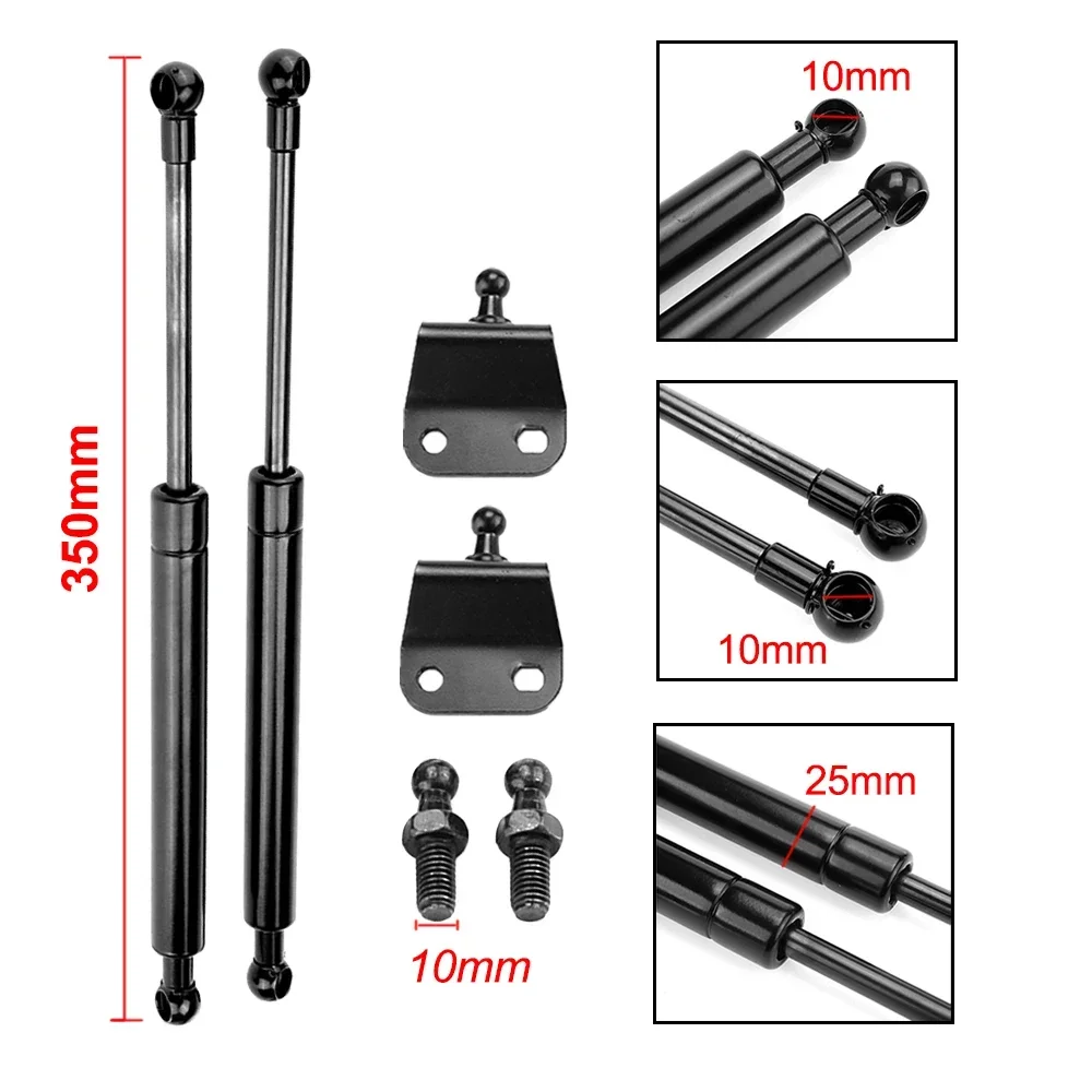 2x Car Front Engine Hood Lift Supports Props Rod Arm Gas Springs Shocks Strut For Caravans Doors Windows Hatches Boat Conversion