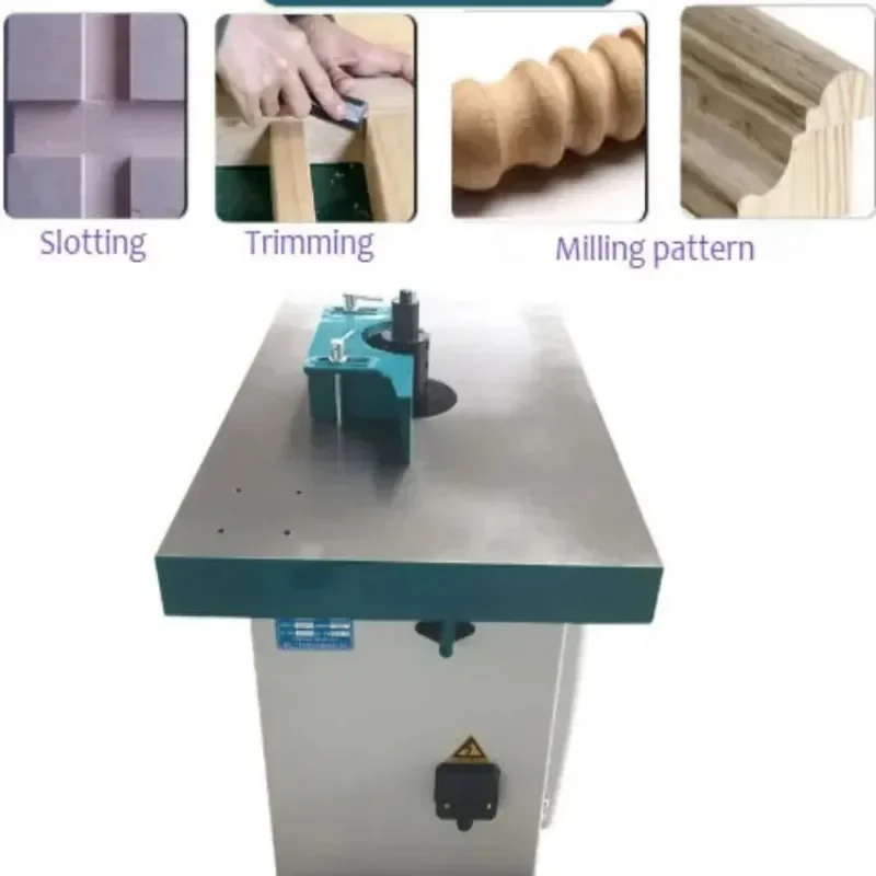 High Quality Single Axle Feed Roller Wood Shaping End Miller Spindle Moulder Woodworking Machine