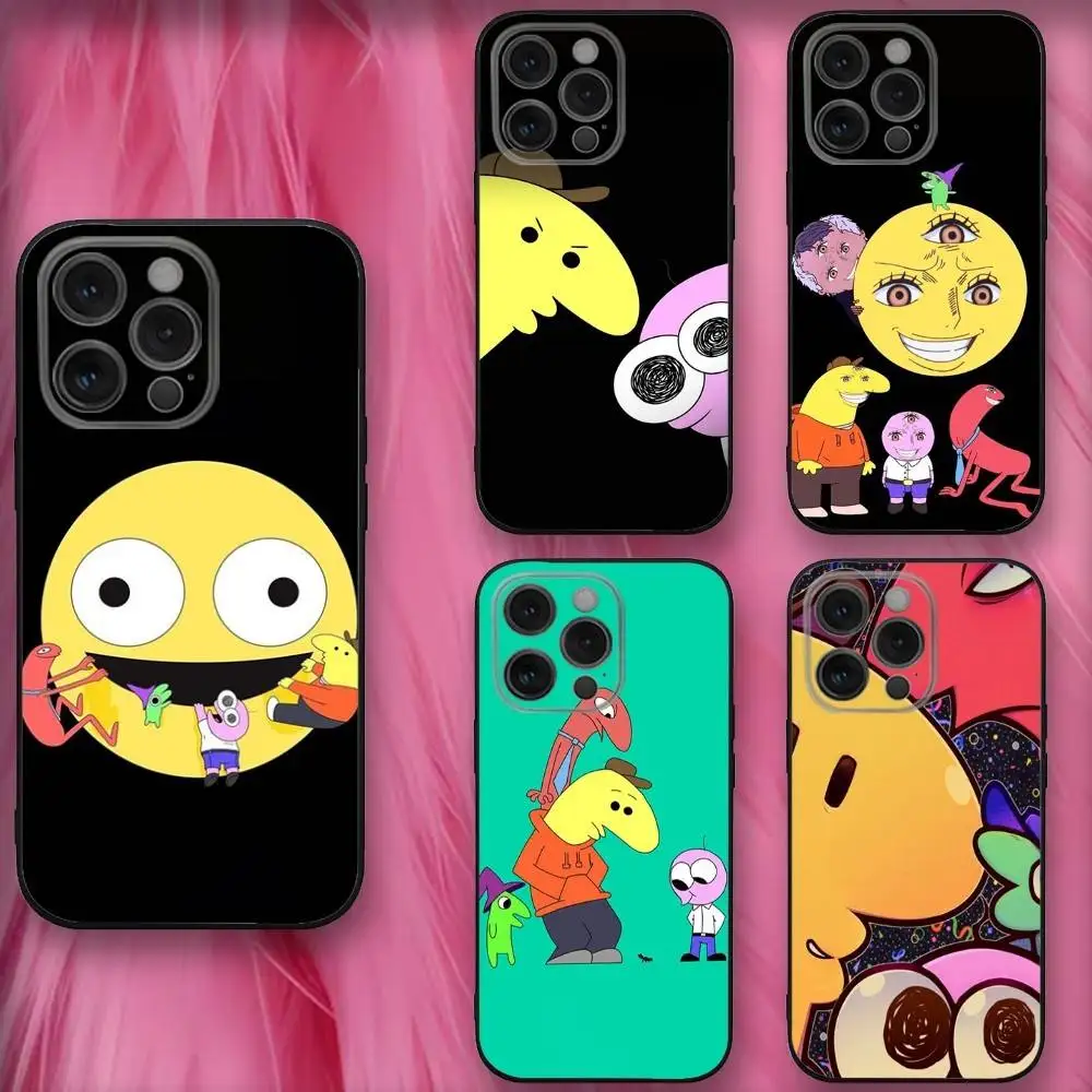 

Cute S-Smilings F-Friends Phone Case For iPhone 16,se4,15,14,13,12,11,Pro,X,XS,Max,XR,Plus,Mini Soft Black Cover