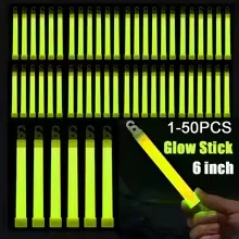 1-50pcs-glow-sticks-with-hook-6-inch-fluorescence-light-for-hiking-camping-outdoor-emergency-concert-party-light-sticks