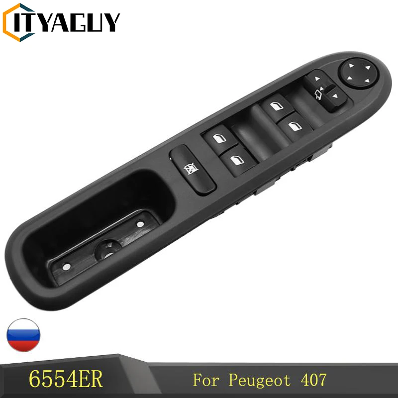 Do Peugeot 407 Podnośnik szyby Główny przełącznik Panel sterowania szybą 6554.ER 96468704 XT 6554ER 6554 ER 2004-2010