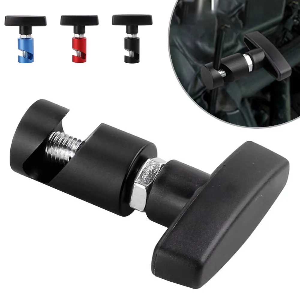 Car Hood Holder Universal Anti Slip Clamp Gas Strut Safety Fixing Tool Hood Air Pressure Engine Cover Lifting Support Rod Tool