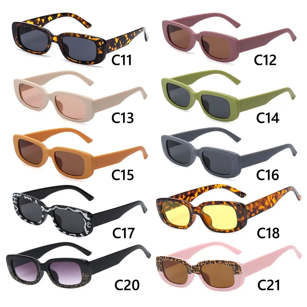 Gafas de sol retro montura cuadrada UV 400 para mujer - imagen 2