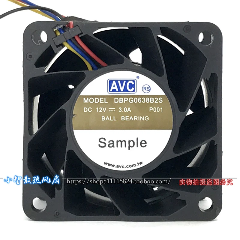 ORIGINAL DBPG0638B2S 12V 3.0A 6038 60*60*38mm NEW COOLING FAN RADIATOR