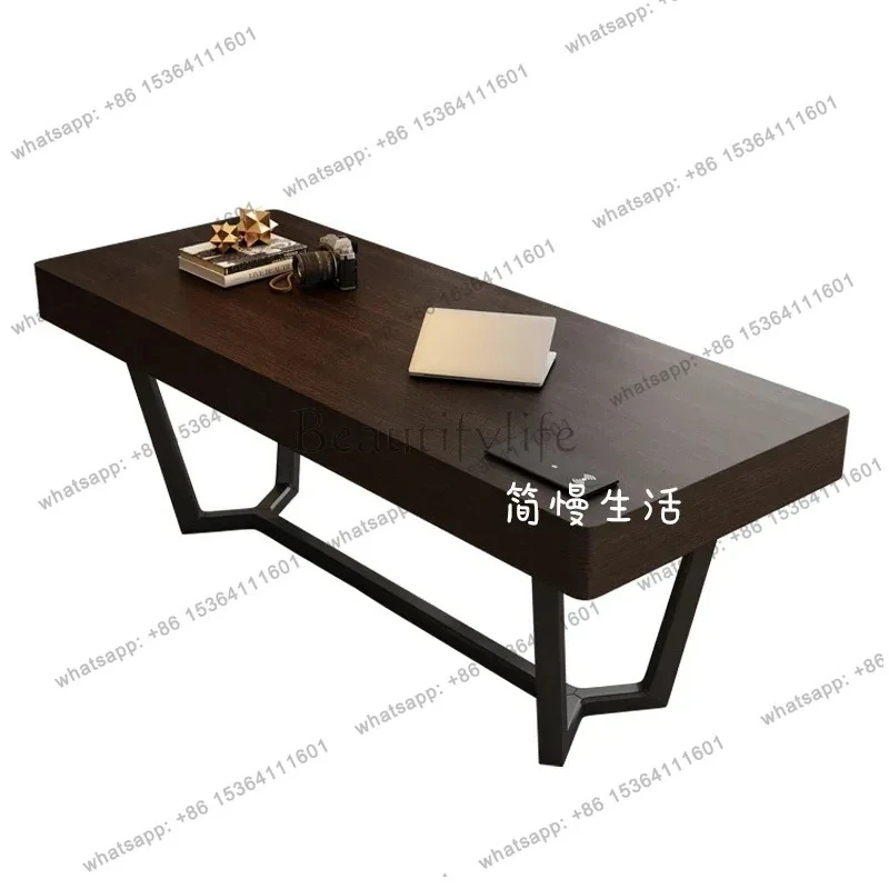 

Японские креативные офисные столы в скандинавском стиле класса люкс для небольших помещений, компьютерные столы для руководителей, мебель для кабинета, компьютерные столы FYOD