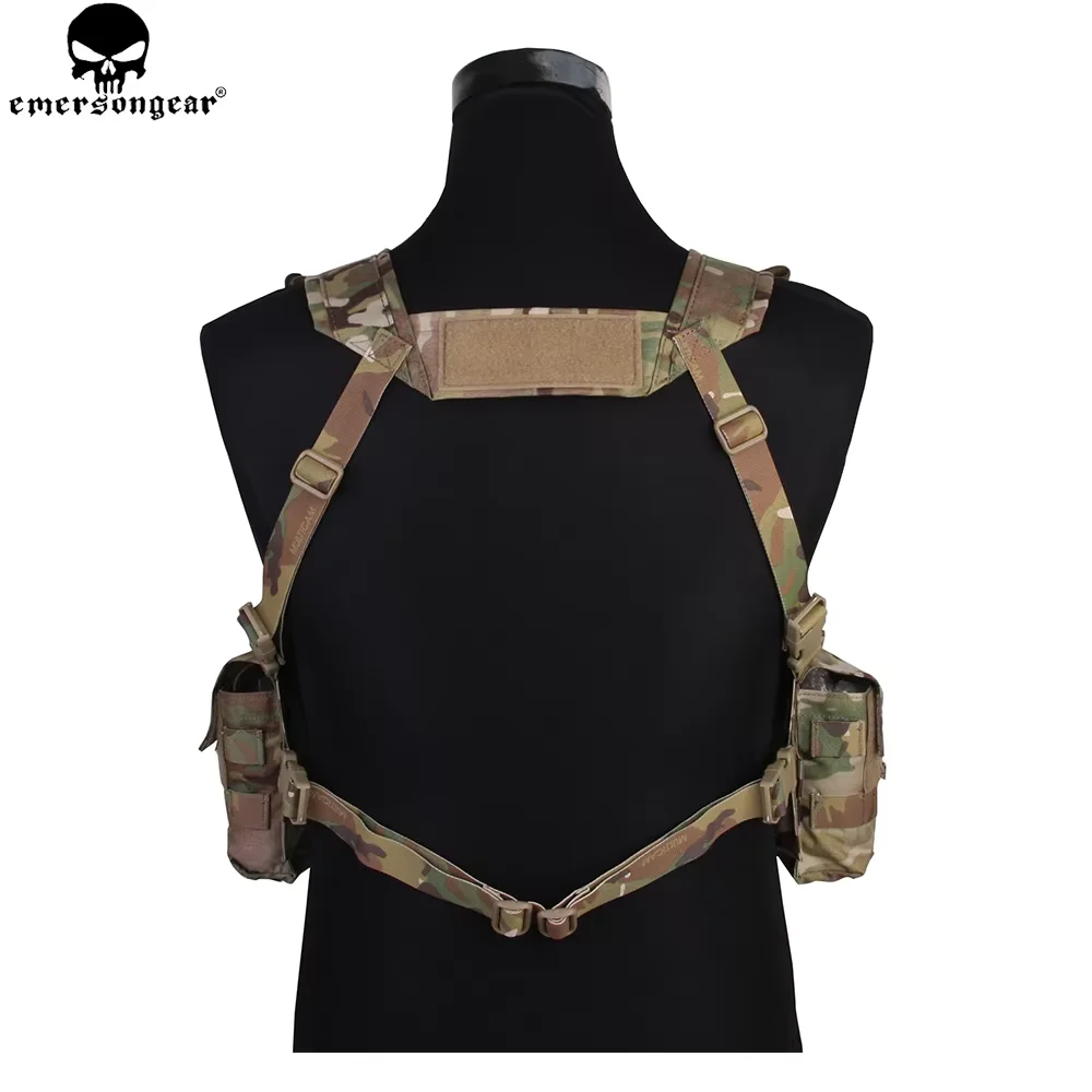 EMERSONGEAR UW Gen V Split Front Chest Rig Body Armor Airsoft Paintball Combat Molle Vest Tactical Chest Rig Multi-camo EM7451