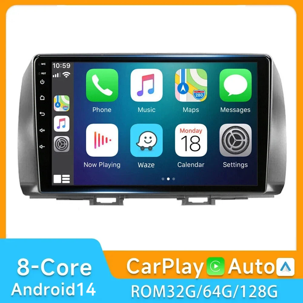 For Toyota BB 2 Daihatsu Materia 2005 2006 - 2016 Android 14 Car Multimedia Video Player Navigation GPS Radio Stereo CarPlay