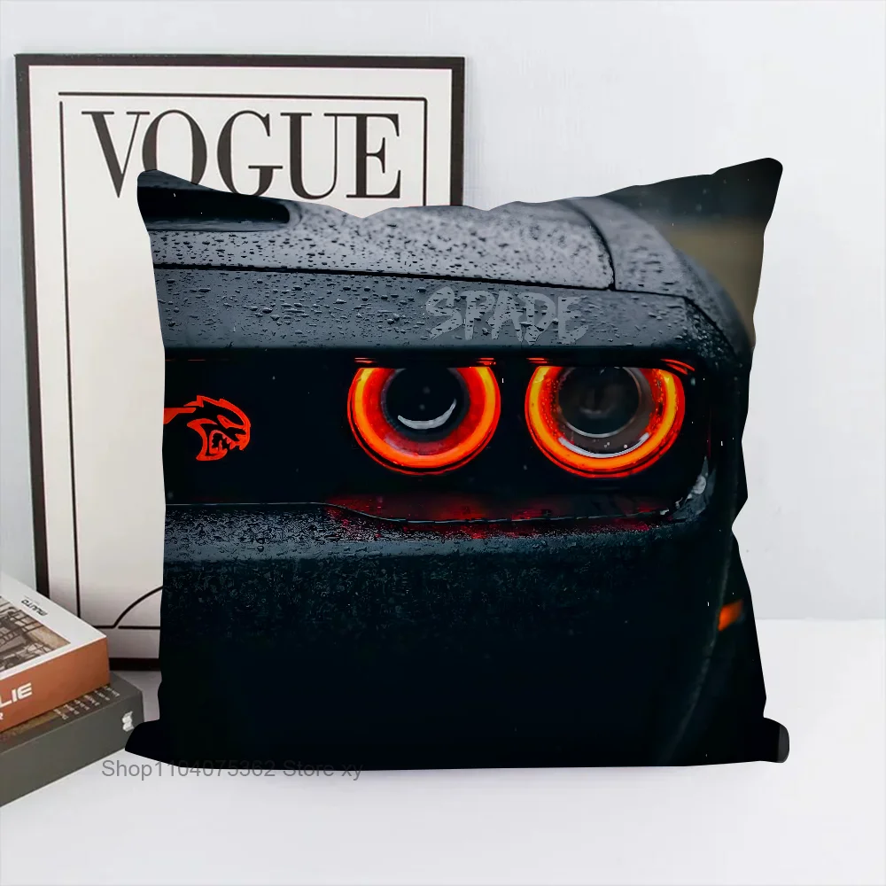 DodgeS Challenger Srt Pillow Case Square Pillow Bedroom Sofa Leisure Comfort Cushion Car Living Room Home Decoration