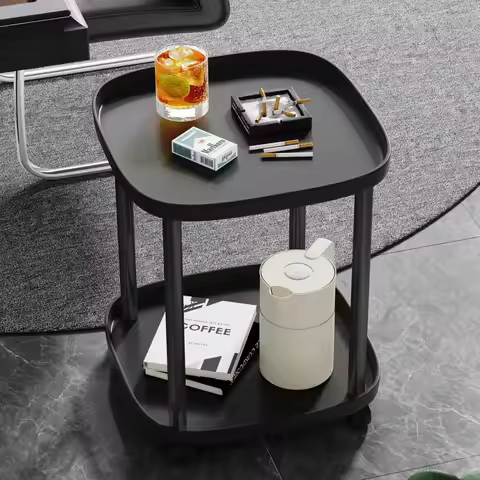 Mahjong Coffee Table, Tea Stand, Mahjong Table, Shelf, Small Side, Chess and Card Room, Playing Cards, Movable Tea Table