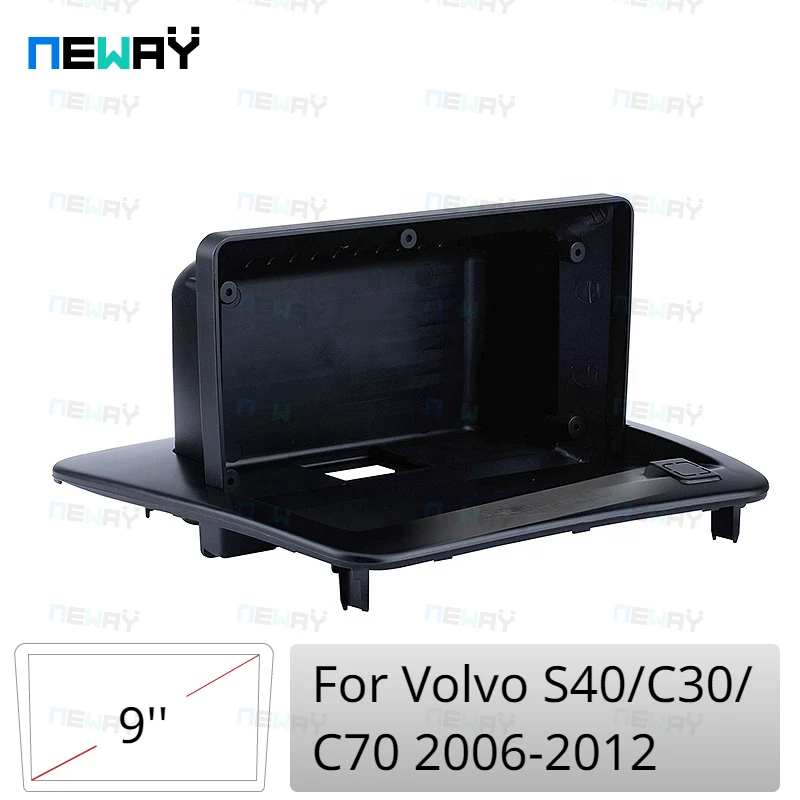 

Android Car Stereo Radio 9inch Frame for Volvo S40/C30/C70 2006-2012 with Wiring Harness RCA GPS Cables Parts
