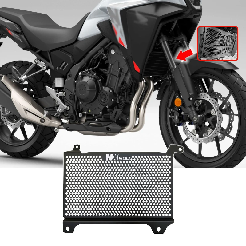 

Для Honda NX500 NX400 NX 500 400 NX 2023 2024 2025 решетка радиатора мотоцикла защитная крышка Защитная решетка