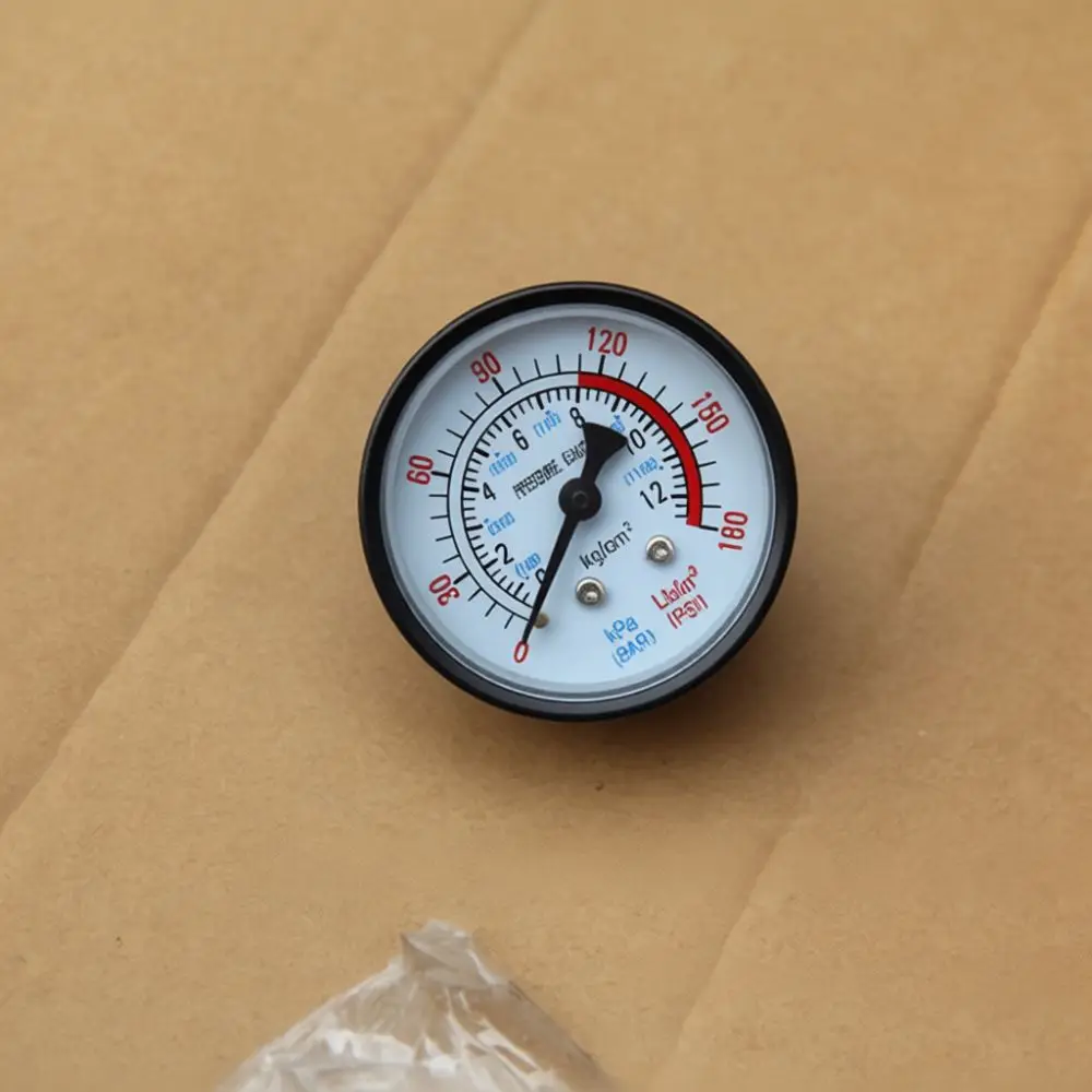 Universal Air Compressor Manometer Gauge Pressure Monitoring Tool Industrial Pneumatic System Hardware Replacement Part Meter