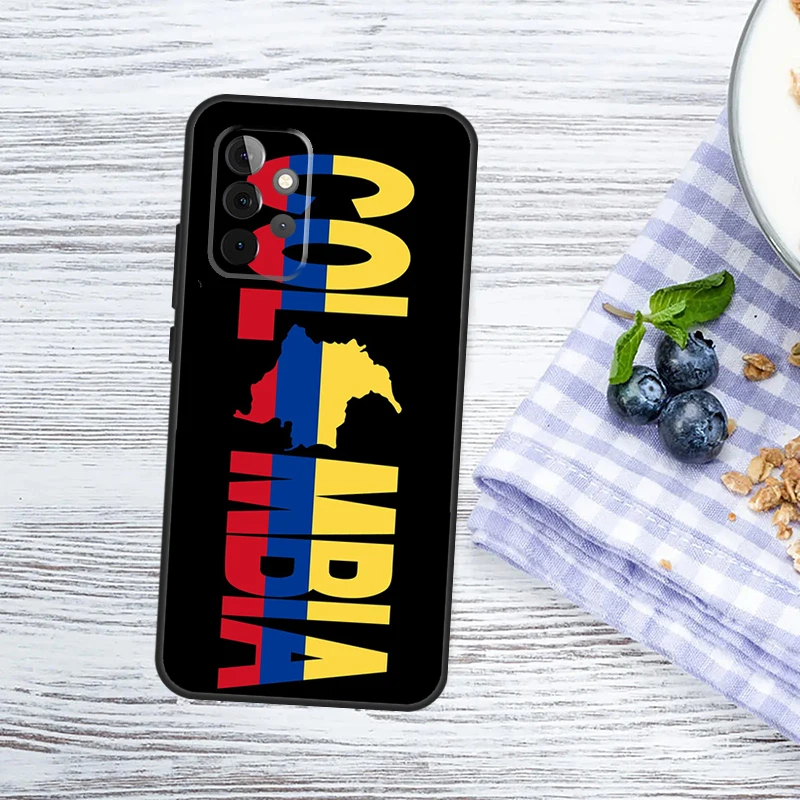 Colombia Flag Cover For Samsung Galaxy A15 A25 A35 A55 A53 A33 A13 A52 A32 A12 A51 A71 A14 A34 A54 Case image 5