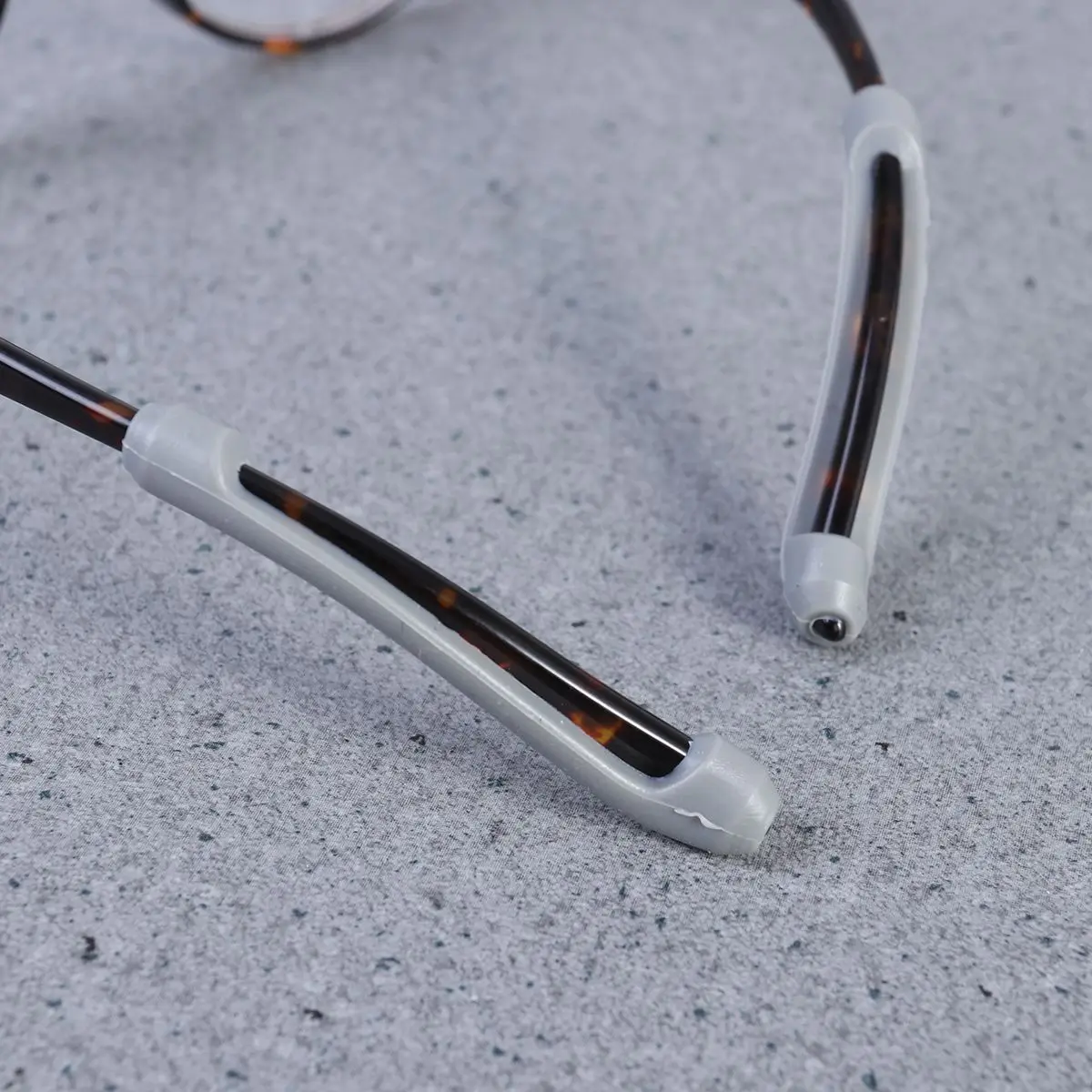 5 Pairs Anti-slip Glasses Cover 55mm Length Silicone Ear Hooks for Eyeglasses Sunglasses Sports Daily Use Fits All Eyewear