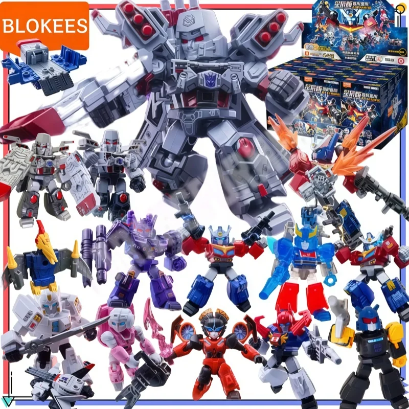 Blokees Transformers Building Blocks Star Edition 8th Super Megatron Optimus Prime Assembled Mobile Boys Girls Puzzle Toys Gift