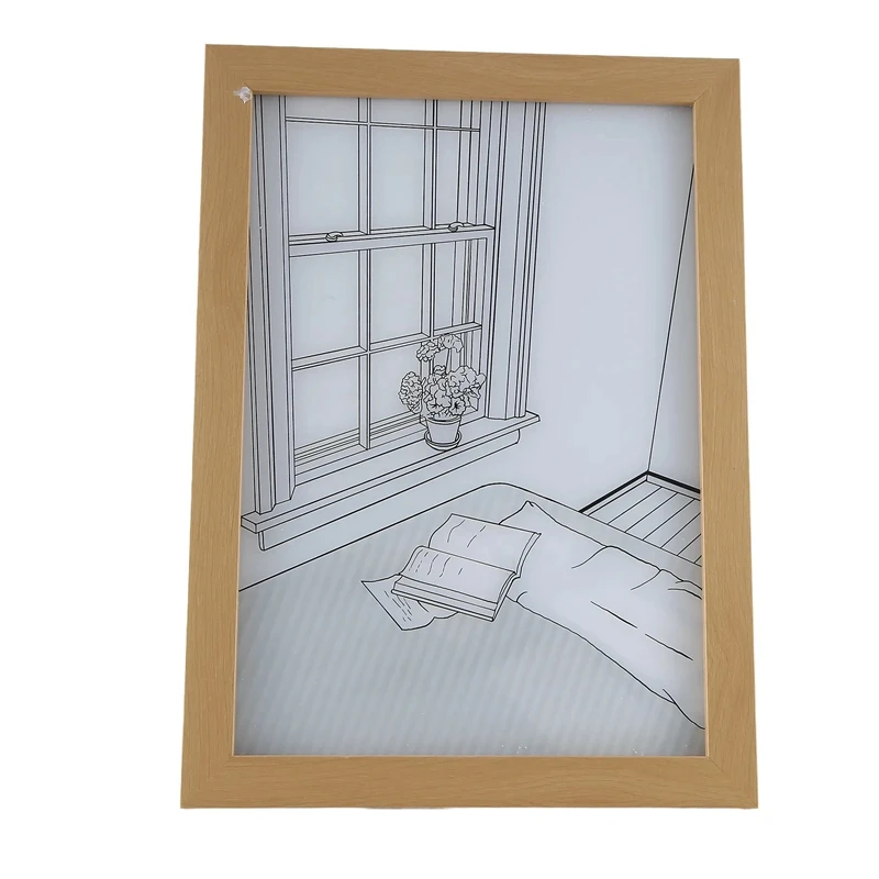

USB-Bedside-Light-Art-Lamp-Home-Decor-Sunshine-Painting-Night-Light-Birthday-32X22cm
