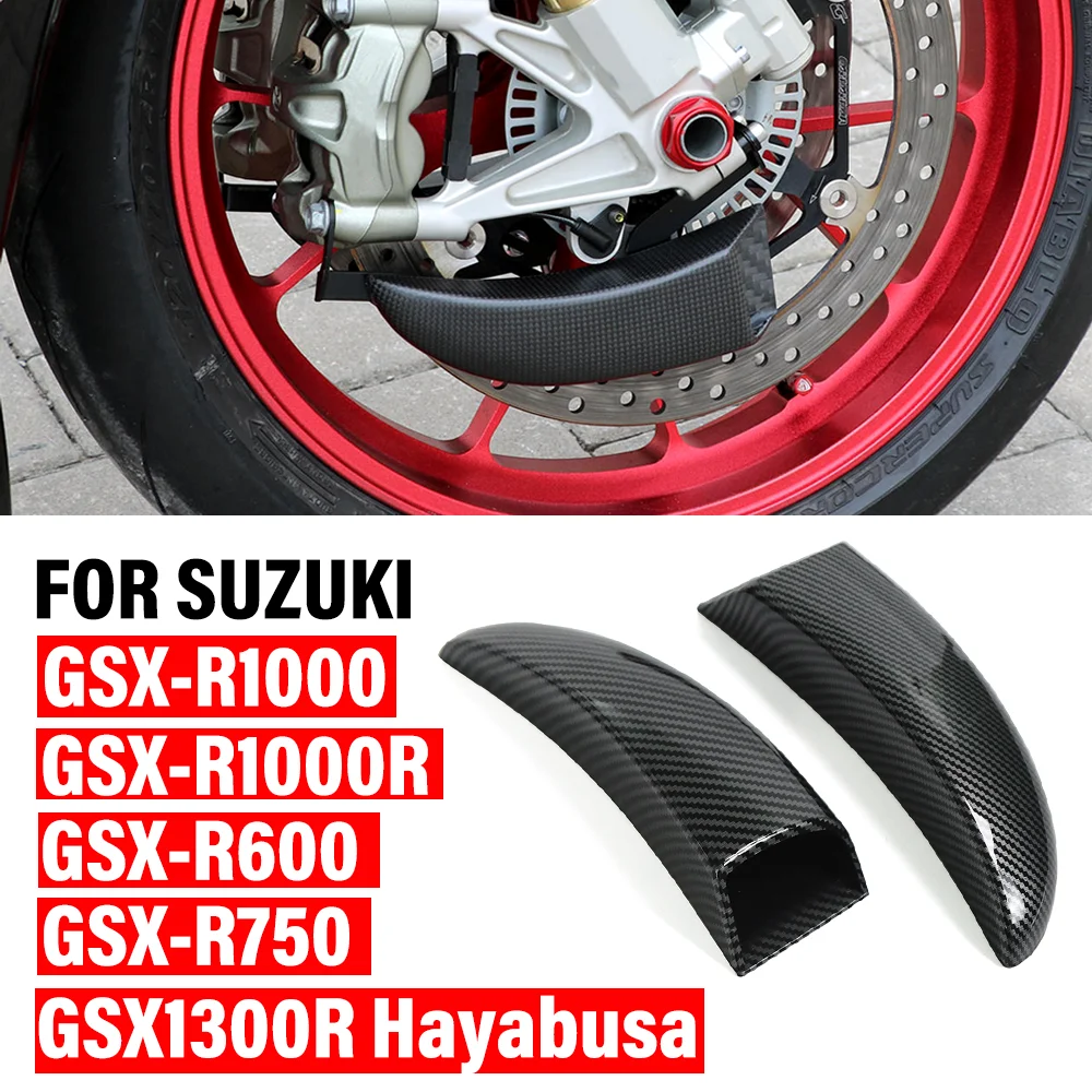 

FOR SUZUKI GSX-R 750 GSX-R600 R1000 R1000R GSX1300R Hayabusa Motorcycle Front Disc Cooling Air Ducts Brake Caliper Cooler Kit