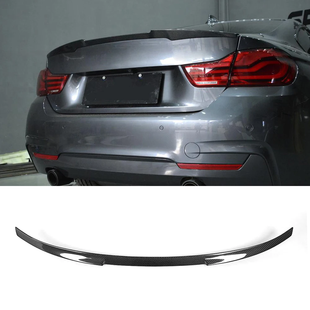 Carbon Fiber Rear Trunk Spoiler Wing for BMW 4 Series F32 Coupe 2 Door 14-17 428i 435i Non M4 Rear Spoiler Wing Boot Lip Lid