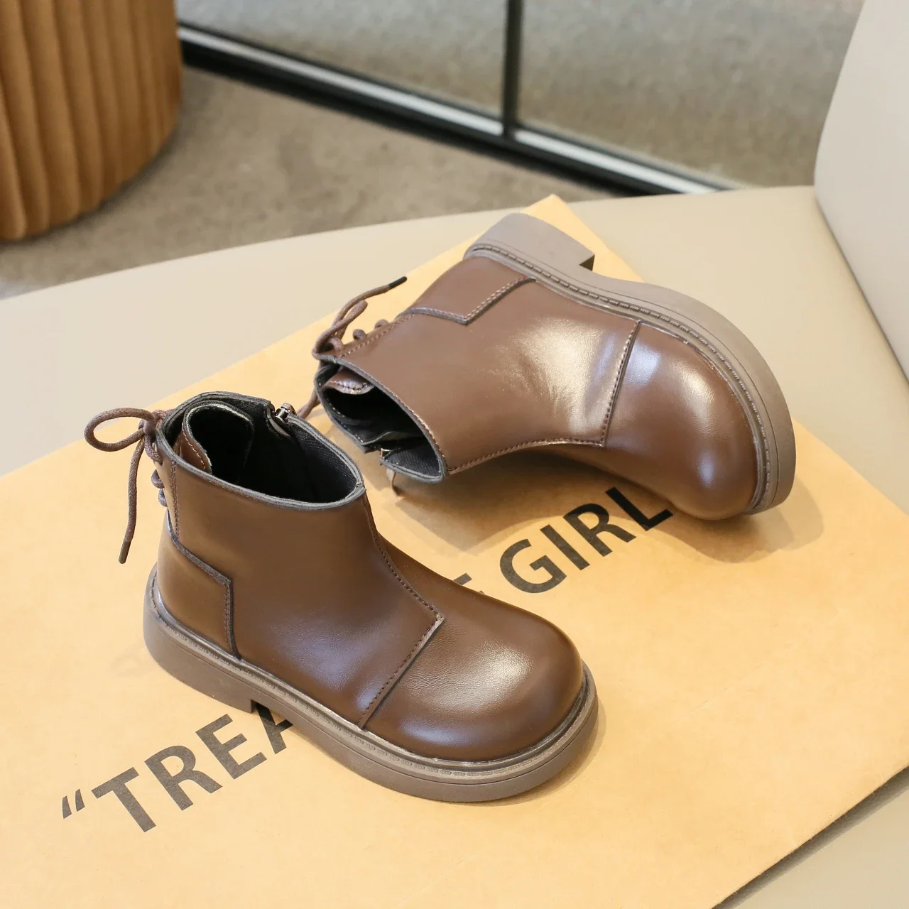 2023 Girls Boots Cool Cute Children Chelsea Boots Drop Shipping Non-slip Kids Fashion Casual Boots Breatheable Versatile Korean