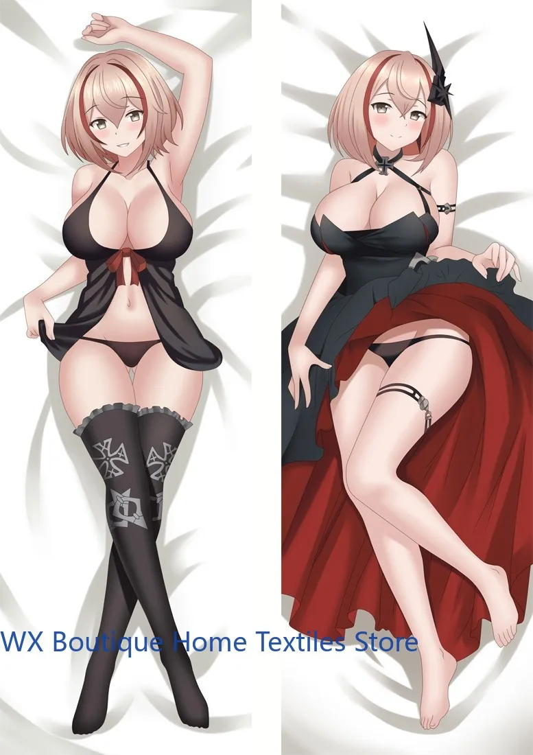 

Наволочка с декором в стиле аниме Azur Lane KMS Roon Dakimakura Waifu, наволочка с 2-сторонним принтом, чехол для подушки