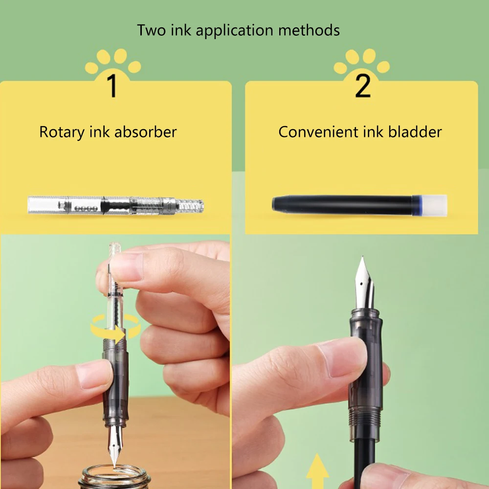 اليابان الطيار كاكونو قلم حبر الباندا محدودة الكتابة FKA-1SR هدية حقيبة حبر استبدال الأساسية Kawaii القرطاسية المدرسية تراجع القلم