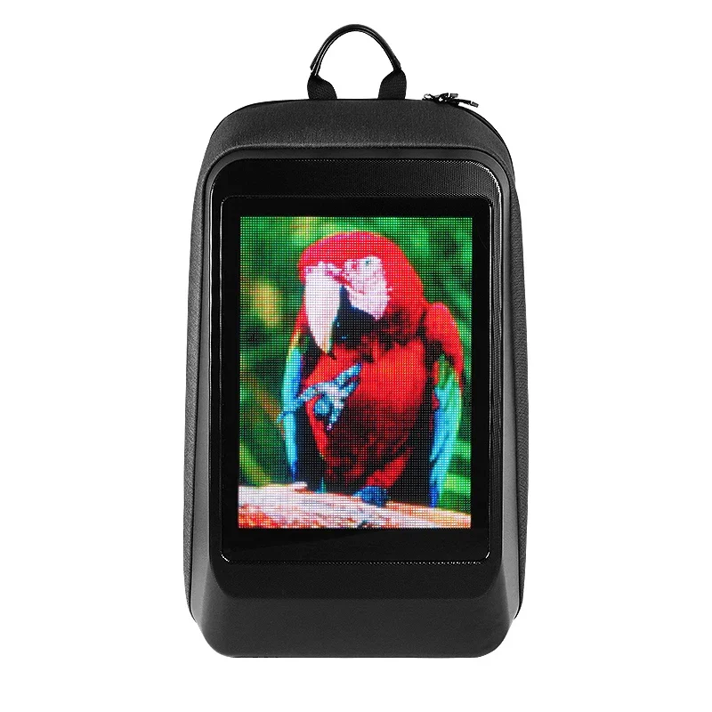 Led advertising Backpack Waterproof Bluetooth Version Large Capacity Travel  Outdoor Smart With Interactive Display Screen