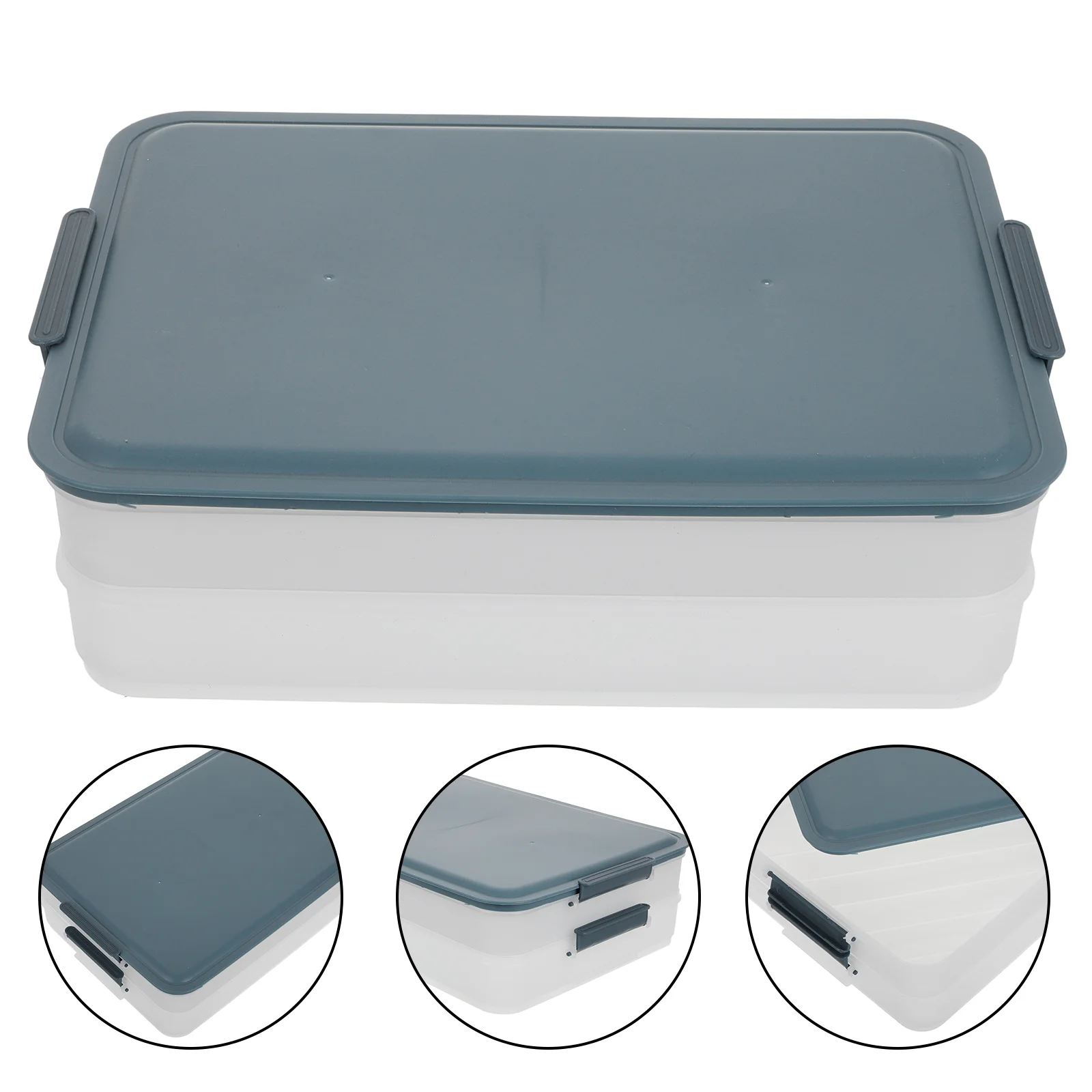 

10 Piece Household Dumpling Creative Food Box Multi Layered Household Dumpling Box Fresh Keeping Storage Container