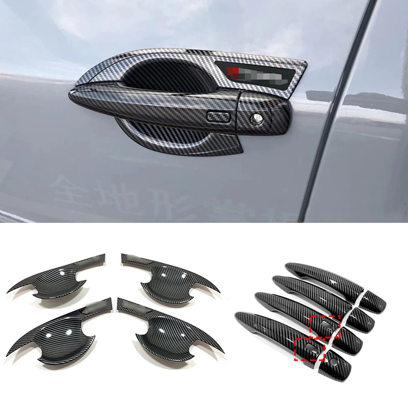 For Nissan X Trail T33 Rogue 2021-2023 ABS Chrome Car Side Door Handle Door Bowl Decorative Frame Sticke Accessories