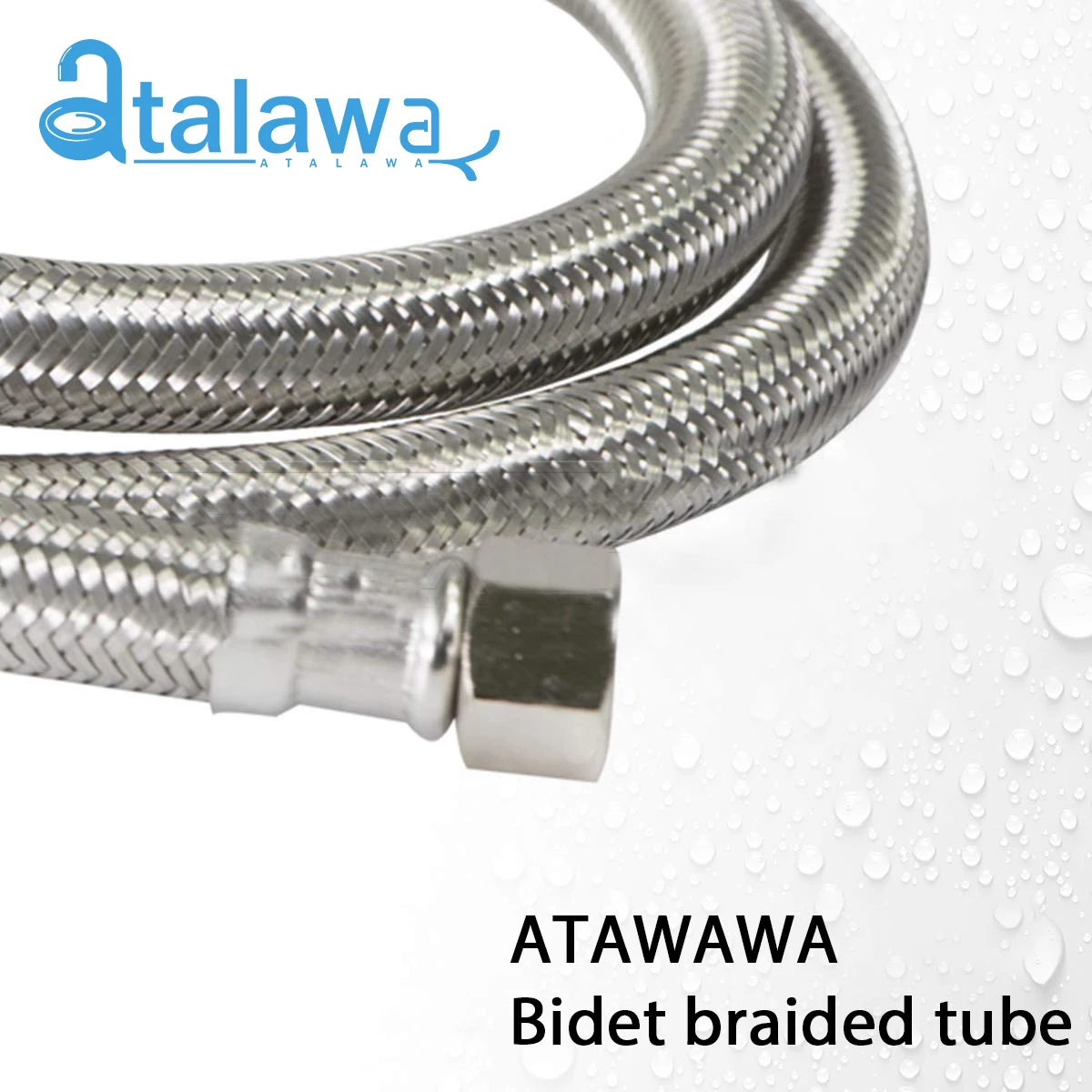 Atalawa Toilet Seat Bidet Attachment Ultra-Slim Accessory woven pipe