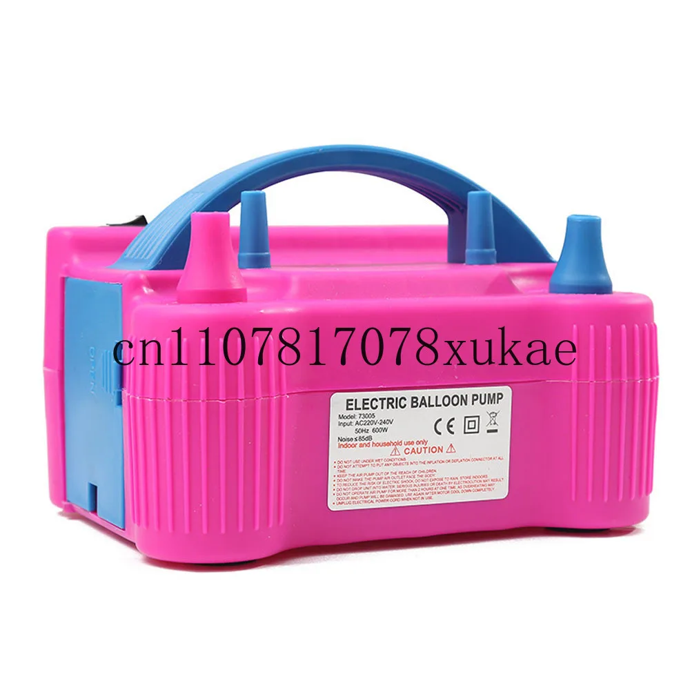 

High Voltage Balloon Inflator Double Hole Air Compressor Electric Balloon Inflator Pump Air Blower Balloon Pump