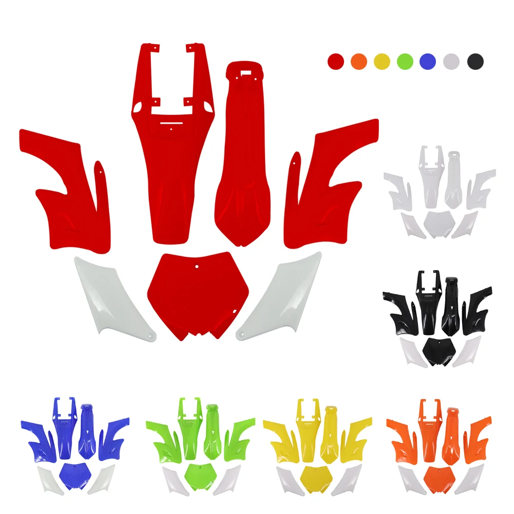 

Motorcycle Plastic Mudguard Fender Fairing Cover Kit for 47cc 49cc 2-Stroke Engine Apollo Kids Dirt bike Pocket Bike Accessories