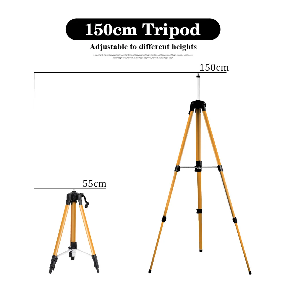 MaKeDa 1.2M/1.5M Laser Level Tripod 5/8\